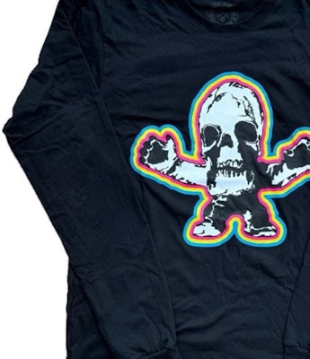 Chrome Hearts Baju Lengan Panjang Cetakan Tengkorak Hitam CH-008114 Sizing Chrome Hearts Baju Lengan Panjang Cetakan Tengkorak Hitam CH-008114