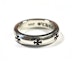 Buy Chrome Hearts Smooth Cross 925 Silver Ring Unisex Couple Style Silver. CH0014280