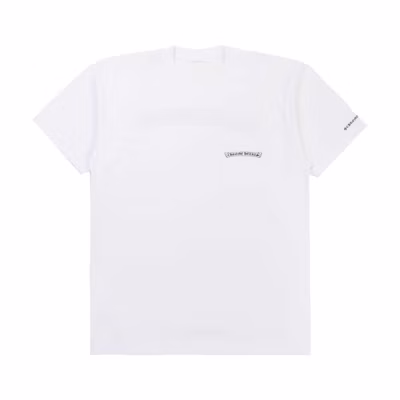 Chrome Hearts Solid Color Crewneck T-Shirt Unisex White CH-0602