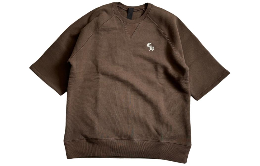 Chrome Hearts Solid Logo Embroidered Brown Crewneck Short Sleeve T-Shirt SS24 . CH-2024-9994 圖 2