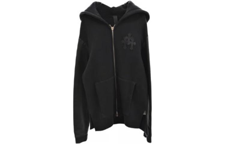 Chrome Hearts Solid Logo Print Zip-Up Hoodie Jacket CH-0000170
