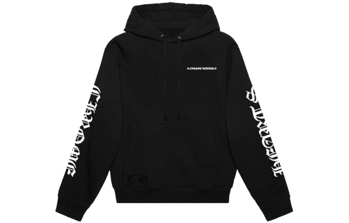 Chrome Hearts Spine Cross Graphic Hoodie Black Unisex Winter Edition CH-164-5