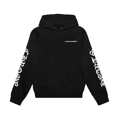 Chrome Hearts Spine Cross Graphic Hoodie Black Unisex Winter Edition CH-164-5