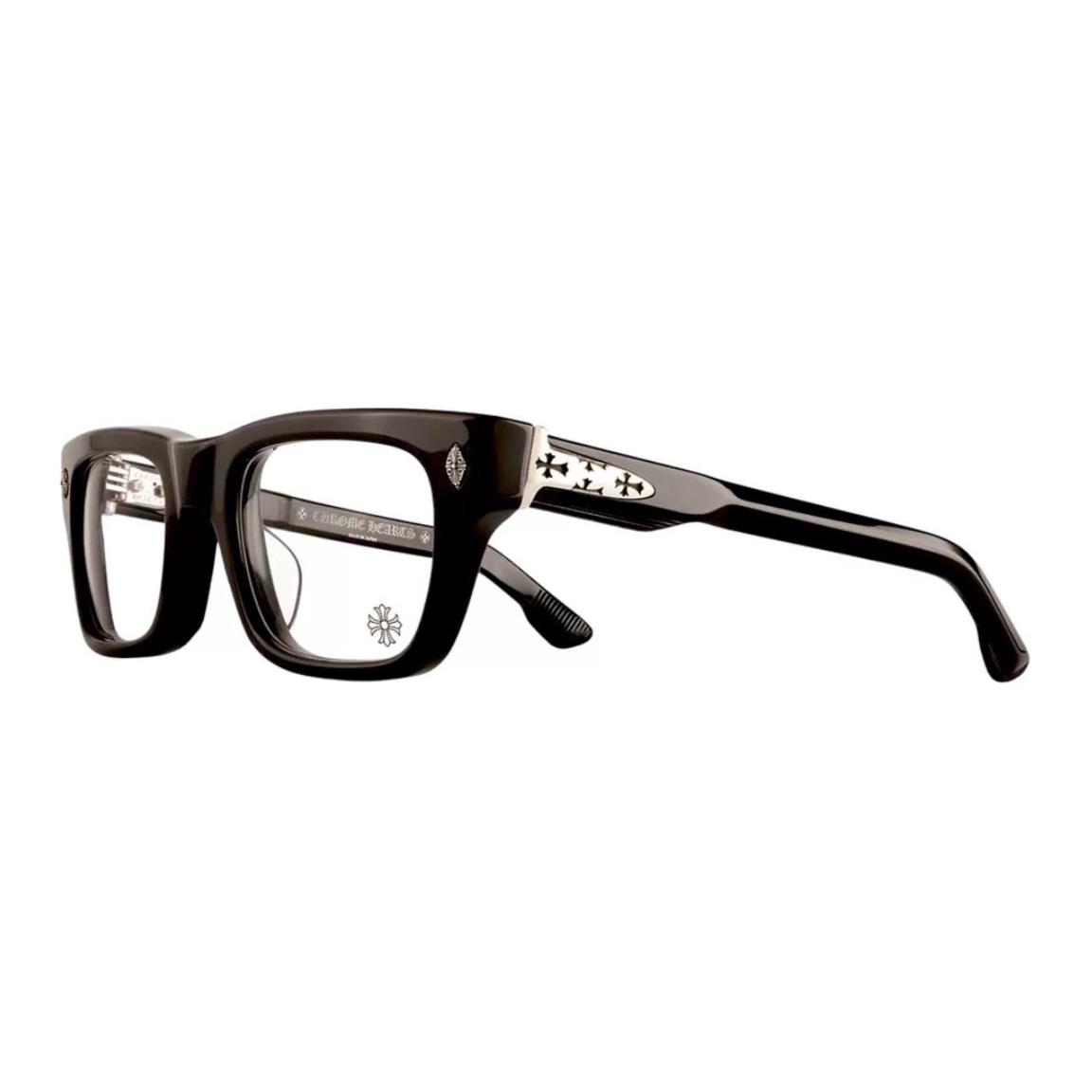 Chrome Hearts Square Optical Glasses Black Frame for Men. CRYPDIC-BK