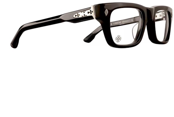 Chrome Hearts Square Optical Glasses Black Frame for Men. CRYPDIC-BK Shop Chrome Hearts Square Optical Glasses Black Frame for Men. CRYPDIC-BK