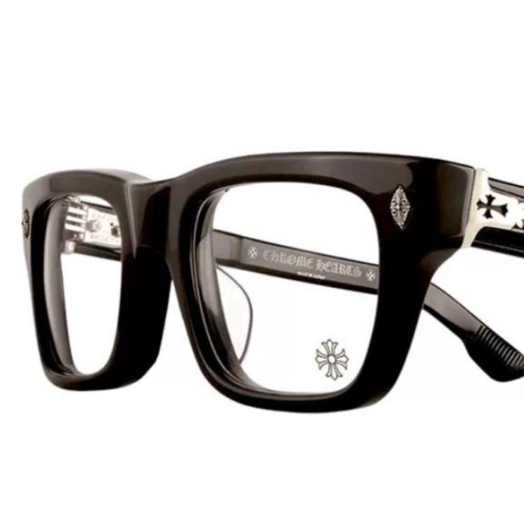 Purchase Chrome Hearts Square Optical Glasses Black Frame for Men. CRYPDIC-BK