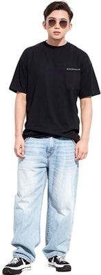 크롬하츠 SS21 블랙 유니섹스 레터 프린트 크루넥 티셔츠. CH-467 Shop 크롬하츠 SS21 블랙 유니섹스 레터 프린트 크루넥 티셔츠. CH-467