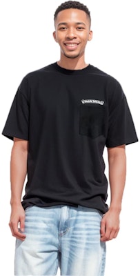 크롬하츠 SS21 블랙 유니섹스 레터 프린트 크루넥 티셔츠. CH-467 Purchase 크롬하츠 SS21 블랙 유니섹스 레터 프린트 크루넥 티셔츠. CH-467