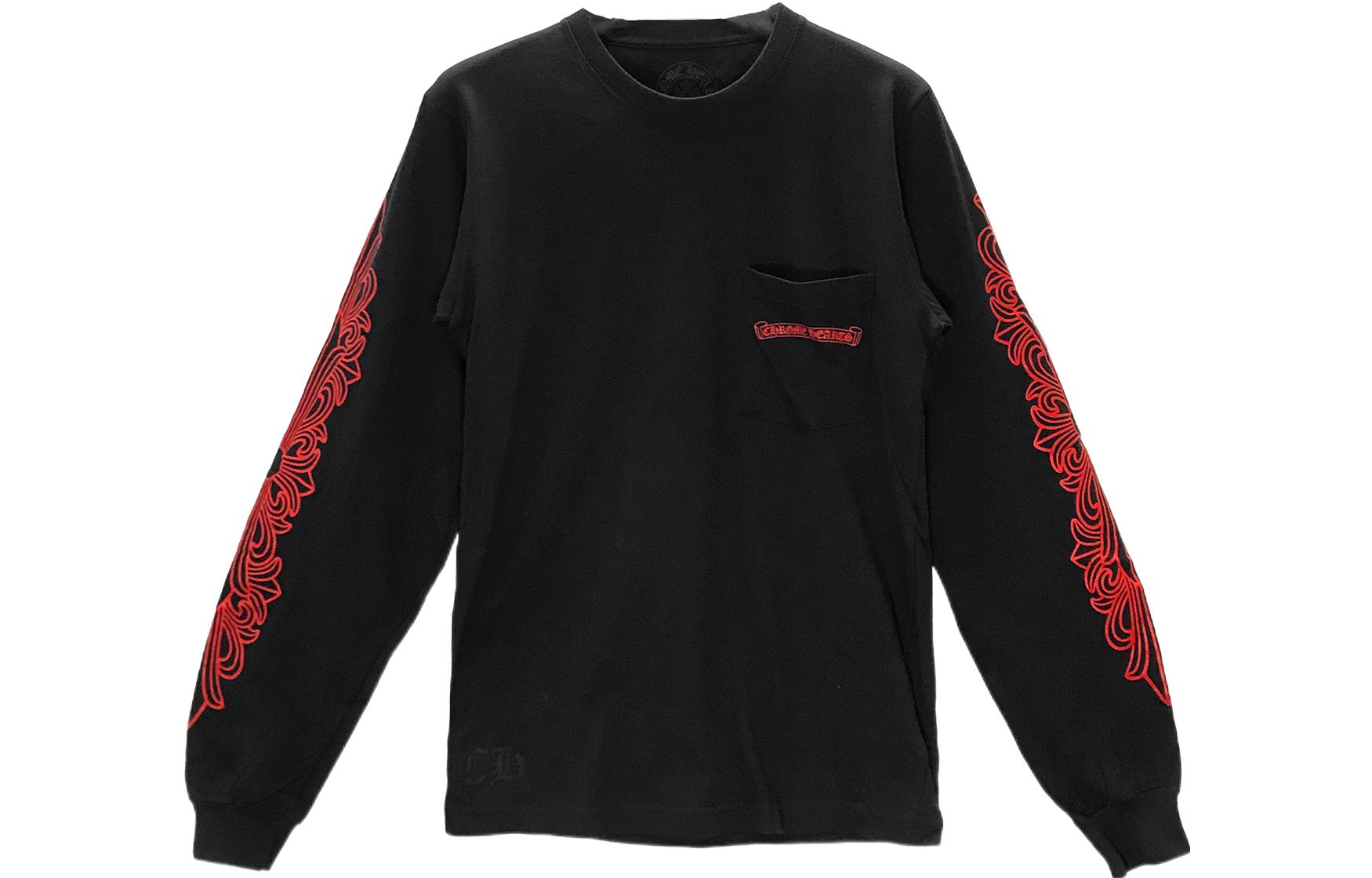 Order Camiseta Manga Larga Negra Floral Chrome Hearts SS22. CH-2022343