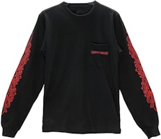 Camiseta Manga Larga Negra Floral Chrome Hearts SS22. CH-2022343 Order Camiseta Manga Larga Negra Floral Chrome Hearts SS22. CH-2022343