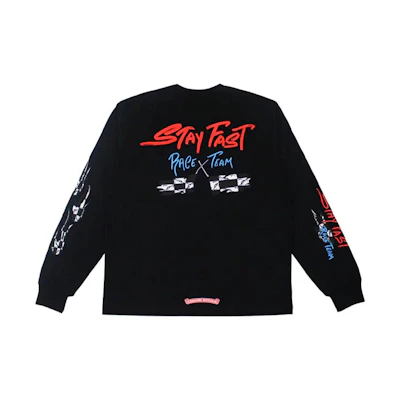 Chrome Hearts SS22 Alphabet Print Unisex Black Long Sleeve Tee. CH-072101