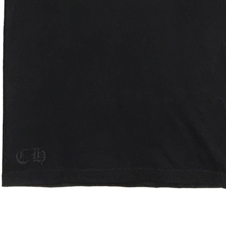 Cheap Chrome Hearts SS22 黑色十字字母圖案男女休閒T恤 CH-202308042