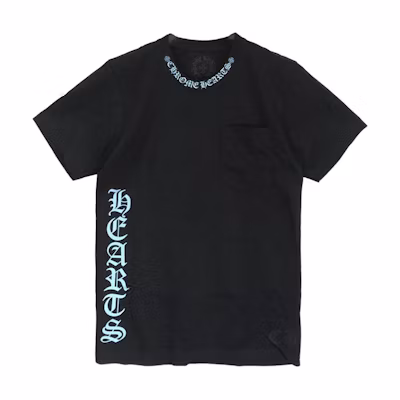 Chrome Hearts SS22 Blue Rune Graphic Tee Unisex Black. CH-2023022408