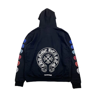 Chrome Hearts SS22 Colorful Horseshoe Hoodie Black Menswear CH-202203181