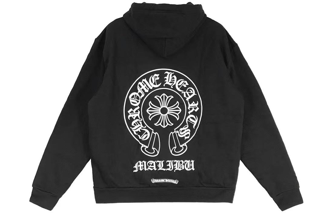 Chrome Hearts SS22 Malibu Exclusive Horseshoe Hoodie Unisex Black CH-2023022402