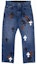 Order Chrome Hearts SS23 Cross Patch Denim Jeans Blue CH-202321901