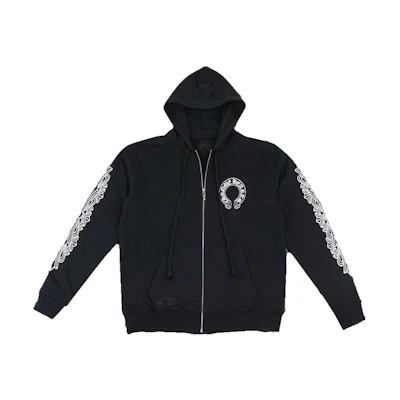 Chrome Hearts SS23 Black Alphabet Print Pullover Hoodie Unisex CH-20230013