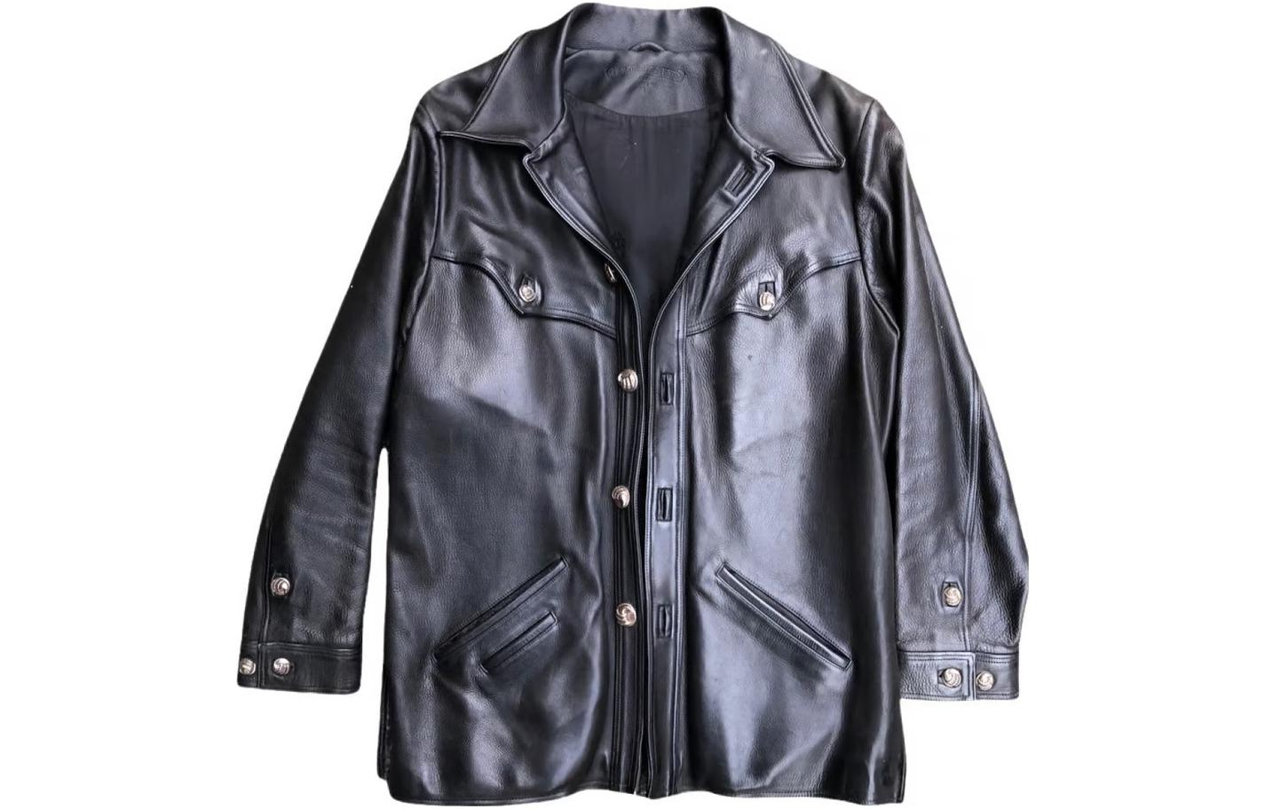 Chrome Hearts SS23 Black Casual Plain Collar Jacket CH-0000164