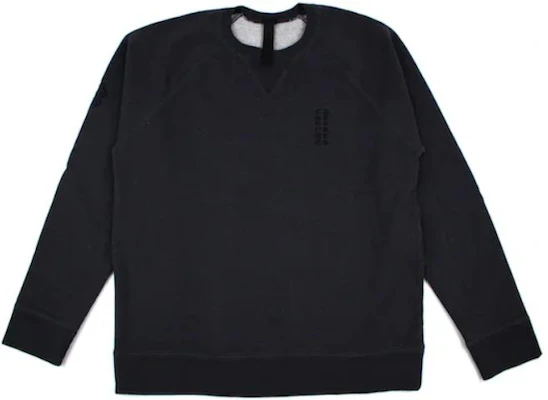 Chrome Hearts SS23 男款黑色刺繡Logo長袖圓領衫 CH-000071 Buy Chrome Hearts SS23 男款黑色刺繡Logo長袖圓領衫 CH-000071