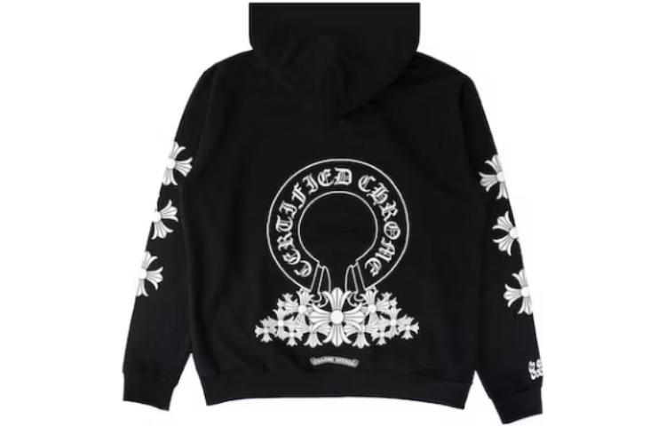 Chrome Hearts SS23 Black Logo Print Hoodie CH-00001