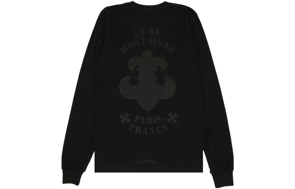 Chrome Hearts SS23 Black Plain Letter Logo Print Hoodie Fashion CH-230103