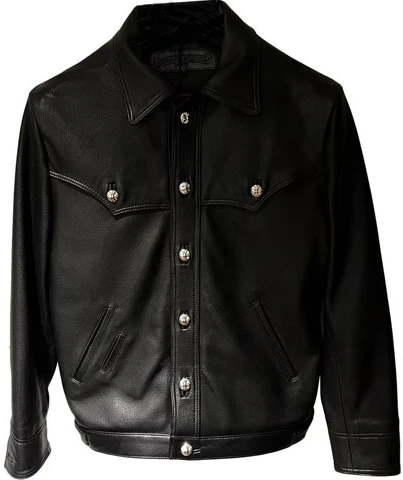 chrome-hearts-ss-23-black-solid-color-button-up-long-sleeve-jacket-for-men-ch-0000136