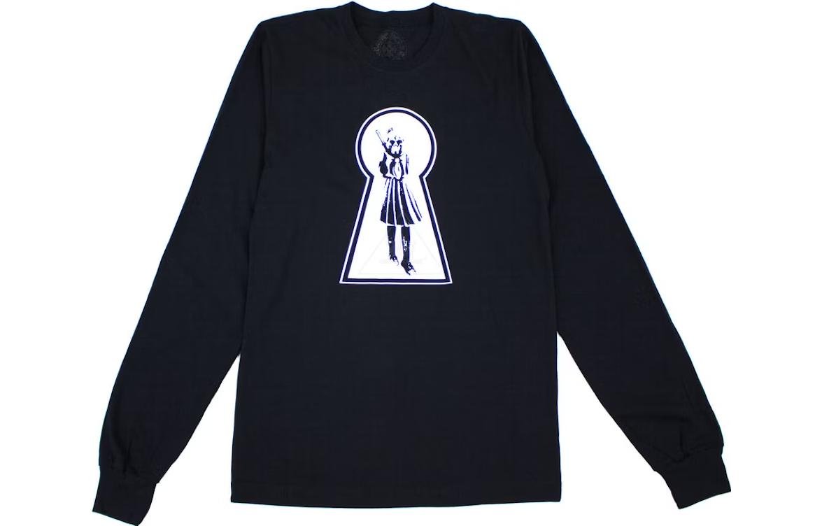 Chrome Hearts SS23 Cartoon Print Crewneck Sweatshirt Black () CH-000075