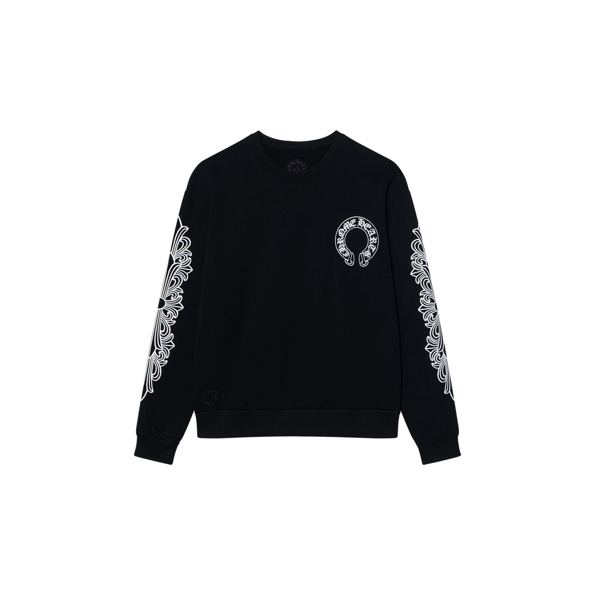Chrome Hearts SS23 Cross Logo Graphic Sweatshirt Unisex Black CH-20230316