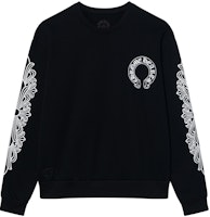 Chrome Hearts SS23 Cross Logo Graphic Sweatshirt Unisex Black CH-20230316 Chrome Hearts SS23 Cross Logo Graphic Sweatshirt Unisex Black CH-20230316