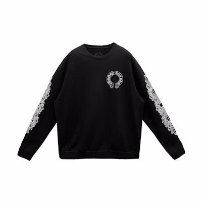 Chrome Hearts SS23 Cross Motif Casual Sweatshirt Black () CH-2023-3445