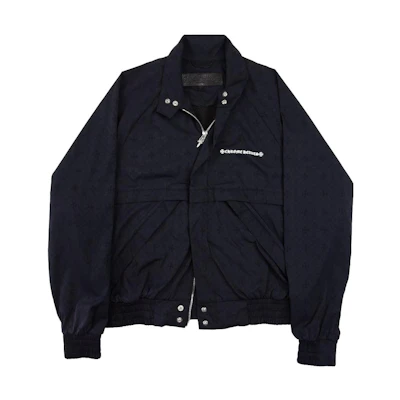 Chrome Hearts SS23 Double-Zip Logo Print Oversized Jacket Black Menswear CH-2023022101