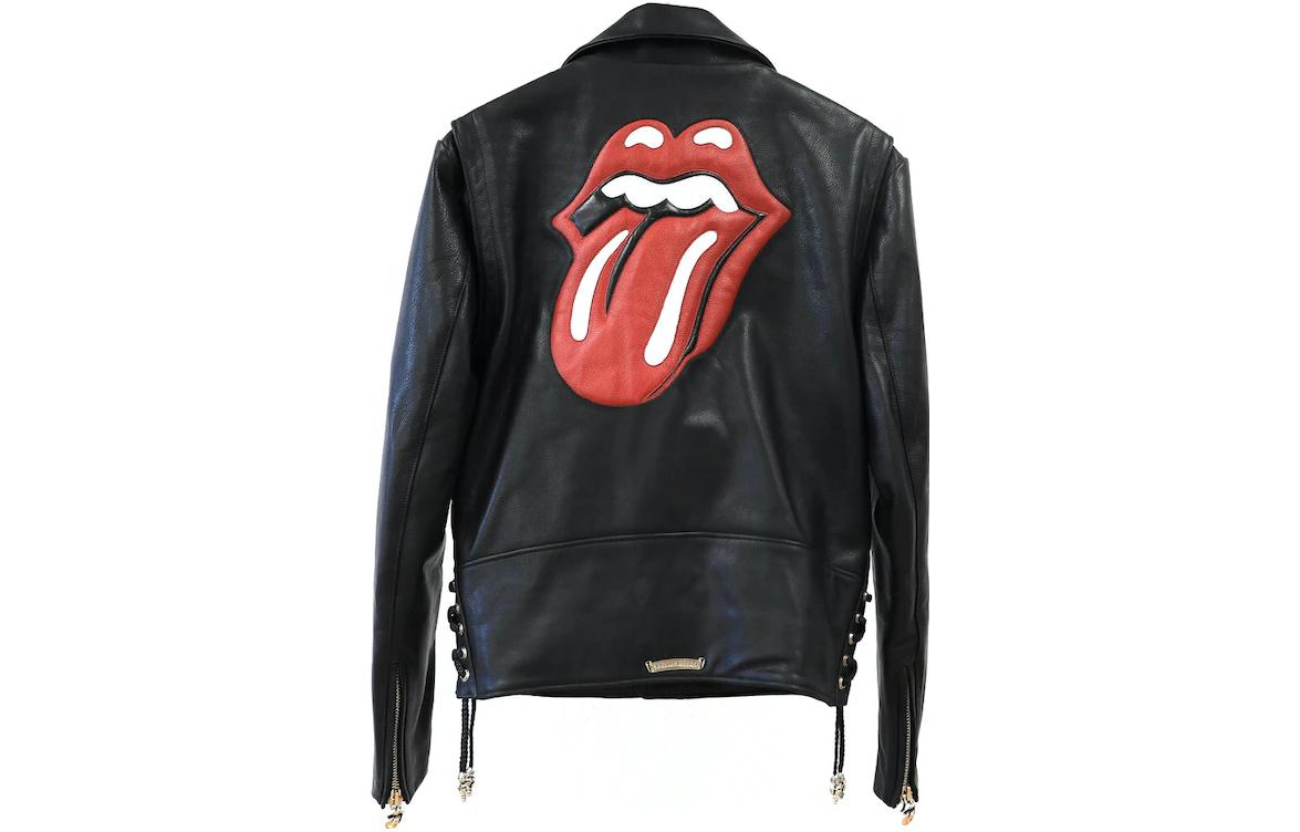 Chrome Hearts SS23 Embroidered Asymmetrical Zip Jacket Black Menswear CH-000056