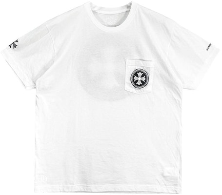 Chrome Hearts SS23 Geometric Logo Graphic White Short-Sleeve T-Shirt CH-0000113 Buy Chrome Hearts SS23 Geometric Logo Graphic White Short-Sleeve T-Shirt CH-0000113