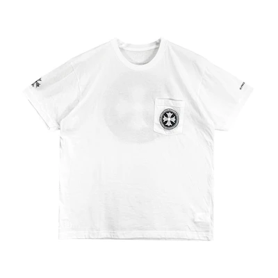 Chrome Hearts SS23 Geometric Logo Graphic White Short-Sleeve T-Shirt CH-0000113