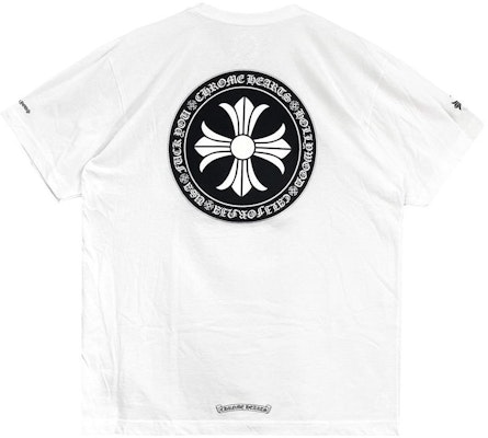 Chrome Hearts SS23 Geometric Logo Graphic White Short-Sleeve T-Shirt CH-0000113 Lookbook Chrome Hearts SS23 Geometric Logo Graphic White Short-Sleeve T-Shirt CH-0000113