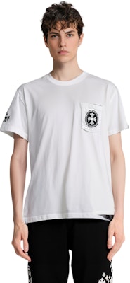 Chrome Hearts SS23 Geometric Logo Graphic White Short-Sleeve T-Shirt CH-0000113 Shop Chrome Hearts SS23 Geometric Logo Graphic White Short-Sleeve T-Shirt CH-0000113