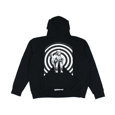 Chrome Hearts SS23 Graphic Hoodie Zip-Up Black Pullover CH-000052