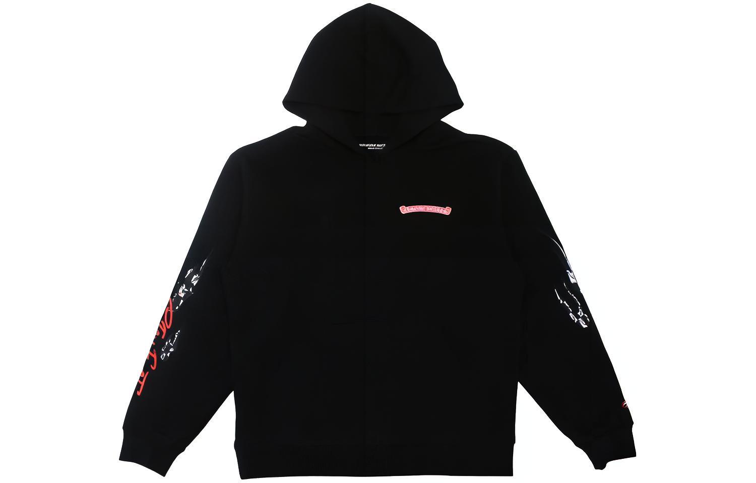 Chrome Hearts SS23 Graphic Logo Print Hoodie Black Unisex CD-171900