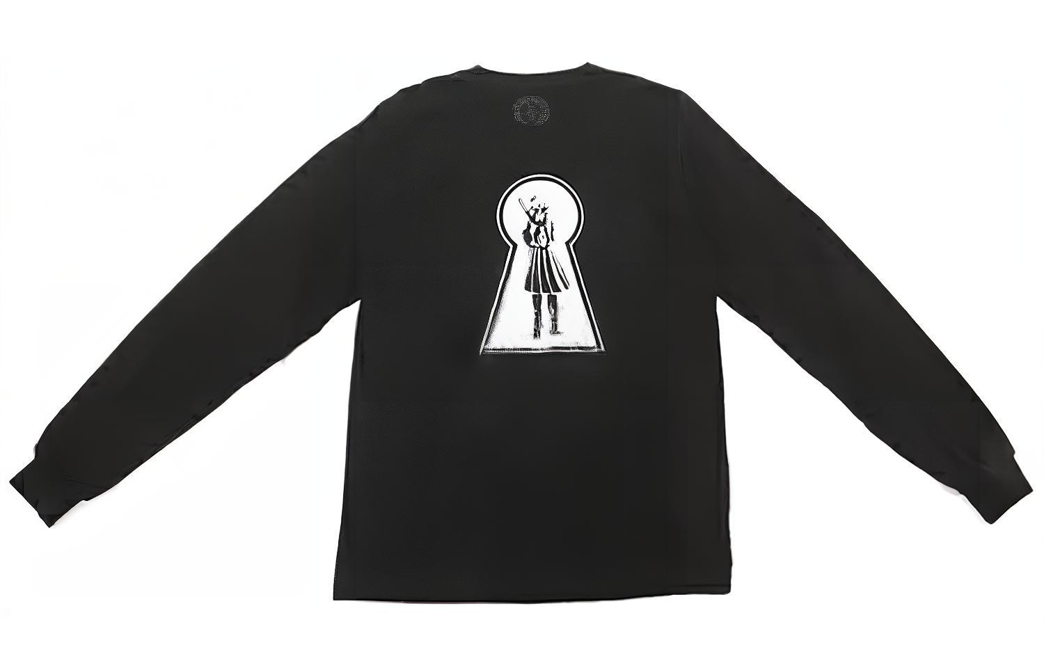 Chrome Hearts SS23 Graphic Print Unisex Black Sweatshirt CH-1533