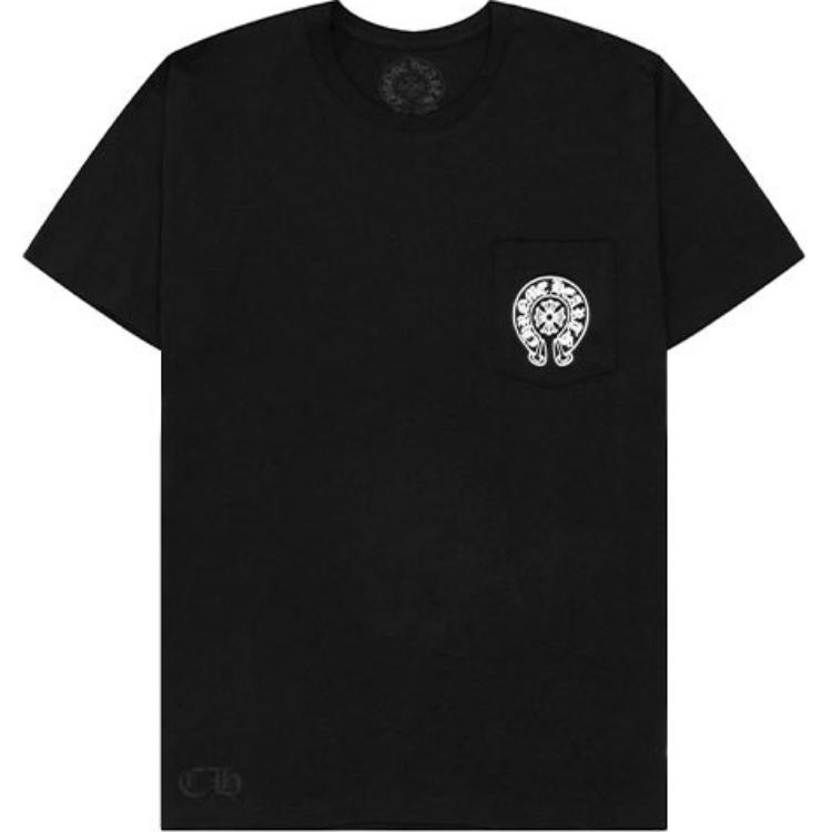 Chrome Hearts SS23 Hong Kong Exclusive Logo Print Black Tee  T-Shirt. CH-2023021401