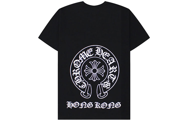 Lookbook Chrome Hearts SS23 Hong Kong Exclusive Logo Print Black Tee  T-Shirt. CH-2023021401