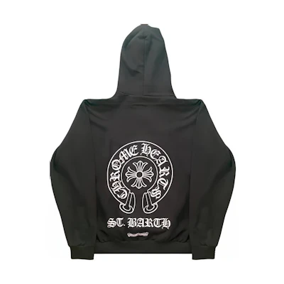Chrome Hearts SS23 Horseshoe Letter Print Hoodie Unisex Black CH-1387