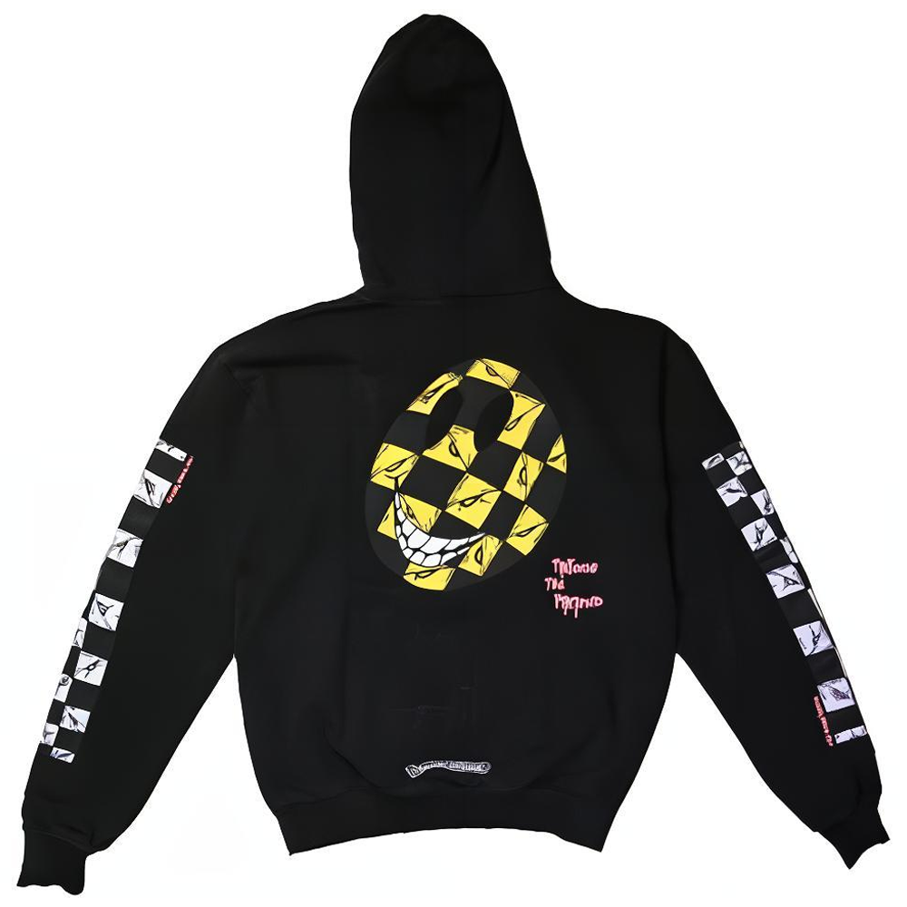 Chrome Hearts SS23 Letter Graphic Black Hoodie - Fashion Apparel CH-000082