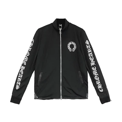 Chrome Hearts SS23 Letter Logo Graphic Long Sleeve Jacket Black CH-000098