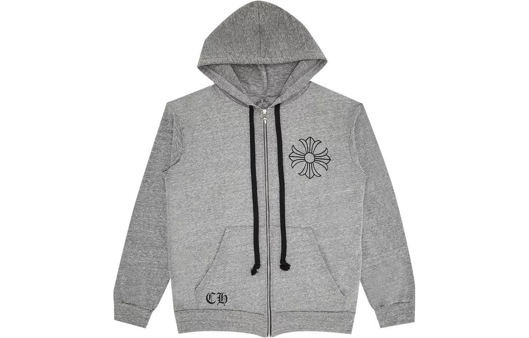 Chrome Hearts SS23 Letter Print Hoodie Gray - CH-SS23-9965