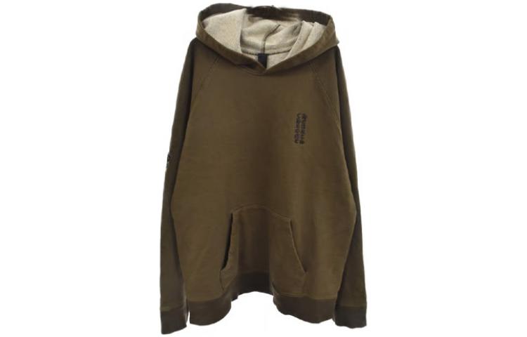 Chrome Hearts SS23 Logo Embroidered Pullover Hoodie Olive Green () CH-0000158