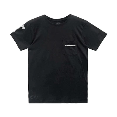 Chrome Hearts SS23 Logo Graphic Black Short Sleeve Casual T-Shirt for Men. CH-019010656