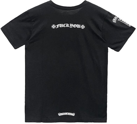 Chrome Hearts SS23 Kaos Hitam Lengan Pendek Pria dengan Logo Grafis. CH-019010656 Lookbook Chrome Hearts SS23 Kaos Hitam Lengan Pendek Pria dengan Logo Grafis. CH-019010656