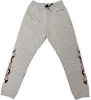 Chrome Hearts SS23 Logo Jogger Pants Drawstring Knit Mid-Waist Grey . CH-000015 Chrome Hearts SS23 Logo Jogger Pants Drawstring Knit Mid-Waist Grey . CH-000015