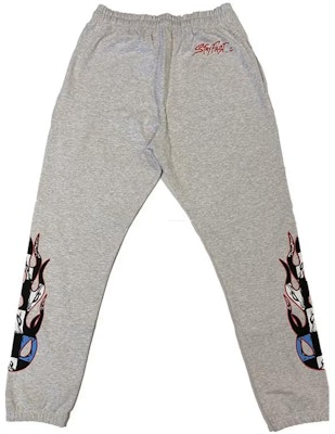 Chrome Hearts SS23 標誌抽繩中腰針織灰色慢跑褲。 CH-000015 Lookbook Chrome Hearts SS23 標誌抽繩中腰針織灰色慢跑褲。 CH-000015